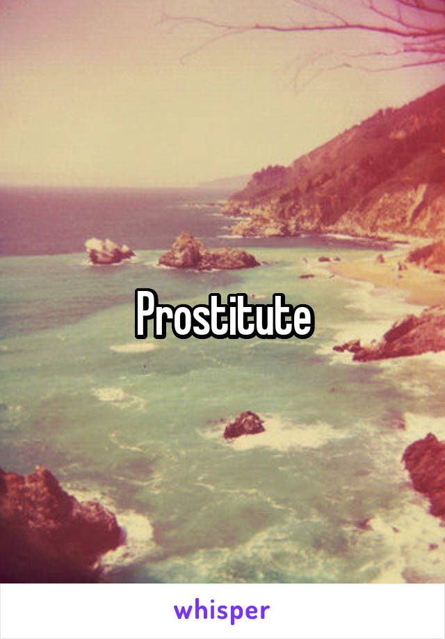 Prostitute