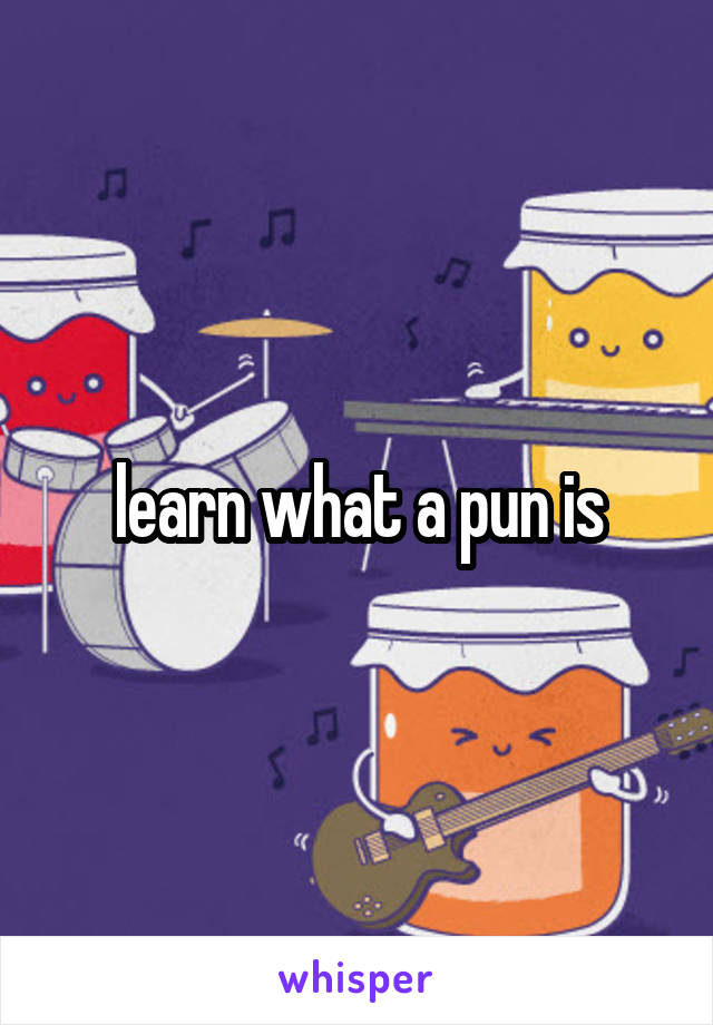 learn what a pun is