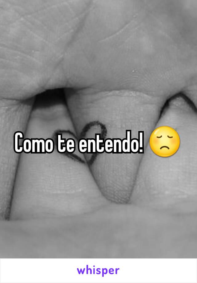 Como te entendo! 😞