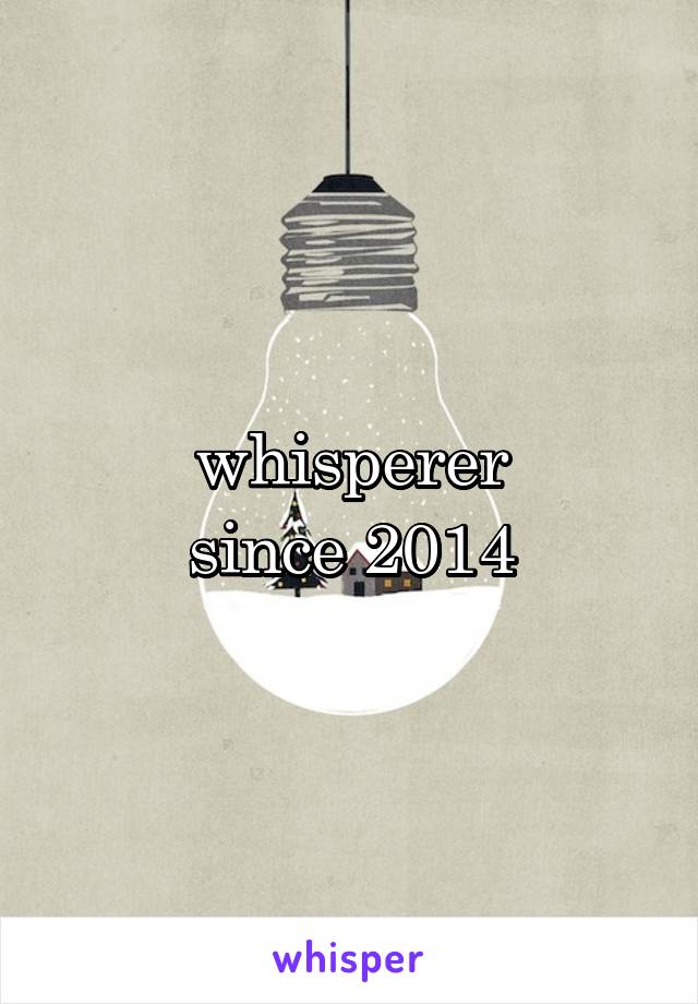 whisperer
since 2014