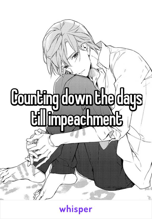 Counting down the days till impeachment