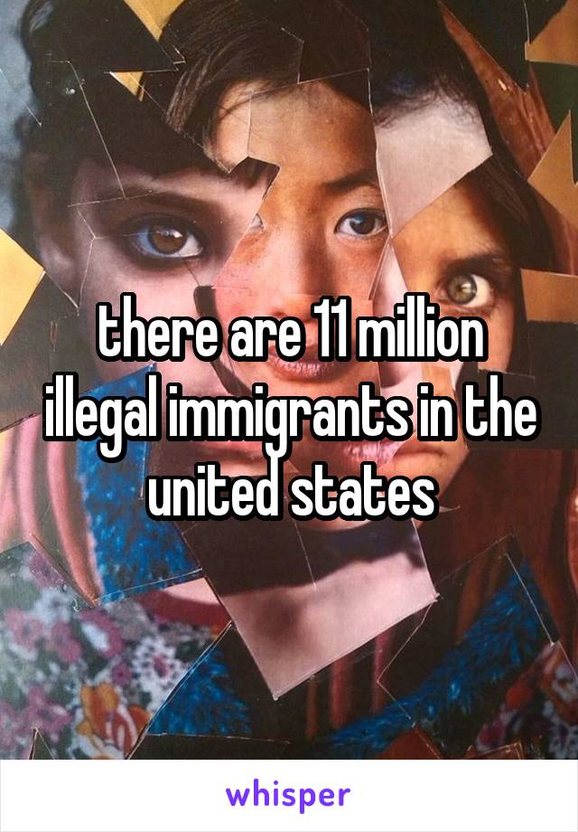 there are 11 million illegal immigrants in the united states