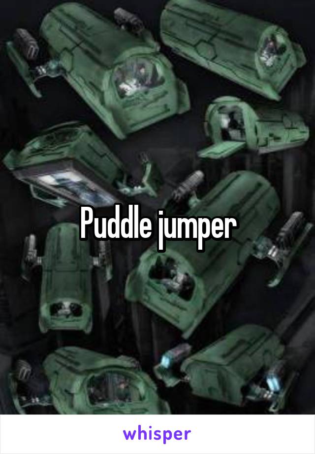 Puddle jumper