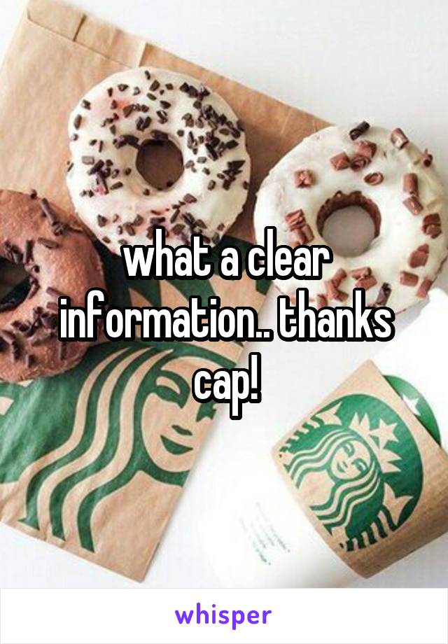 what a clear information.. thanks cap!