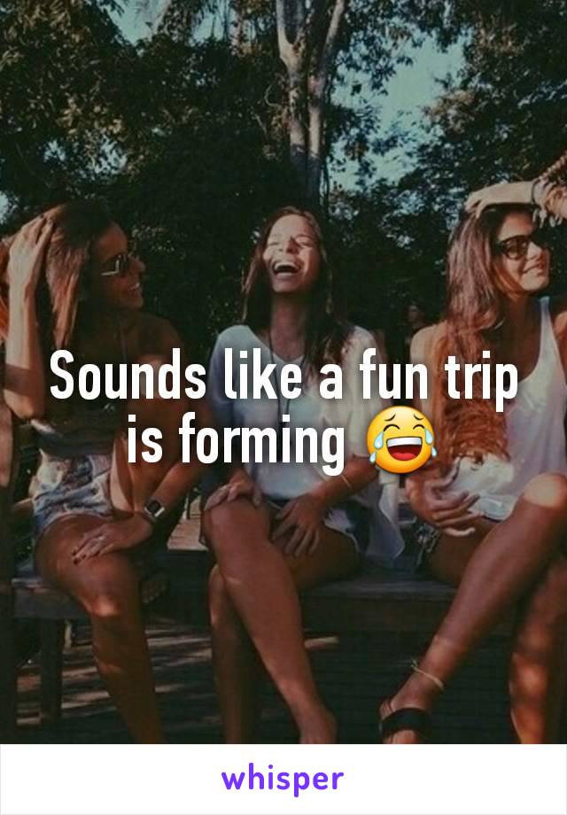 Sounds like a fun trip is forming 😂