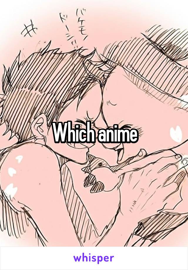Which anime