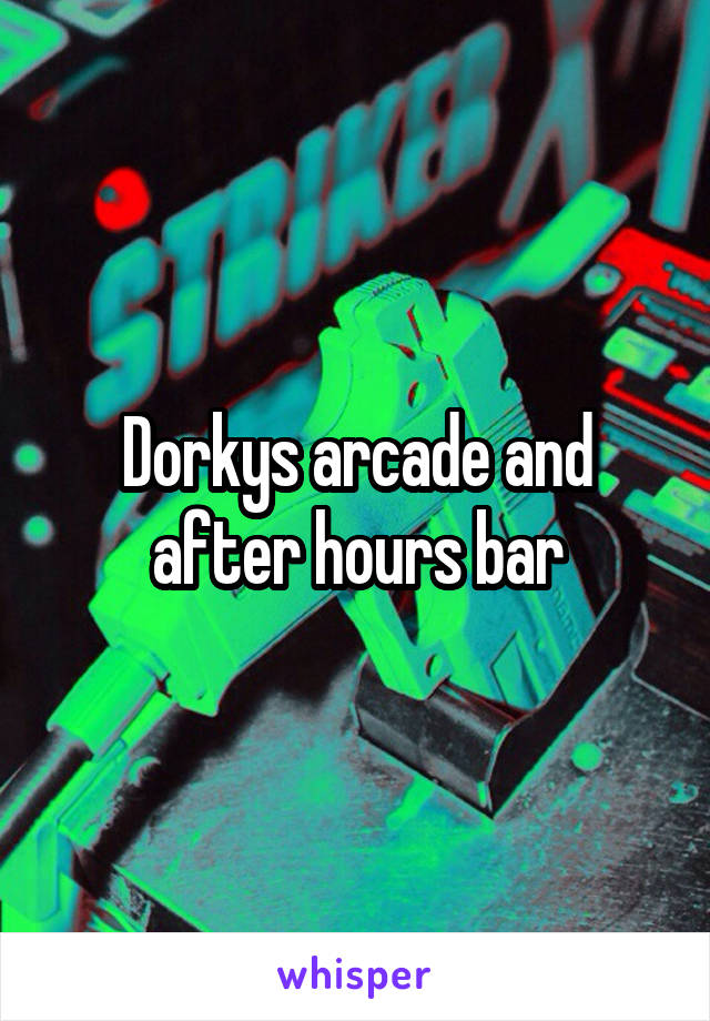 Dorkys arcade and after hours bar