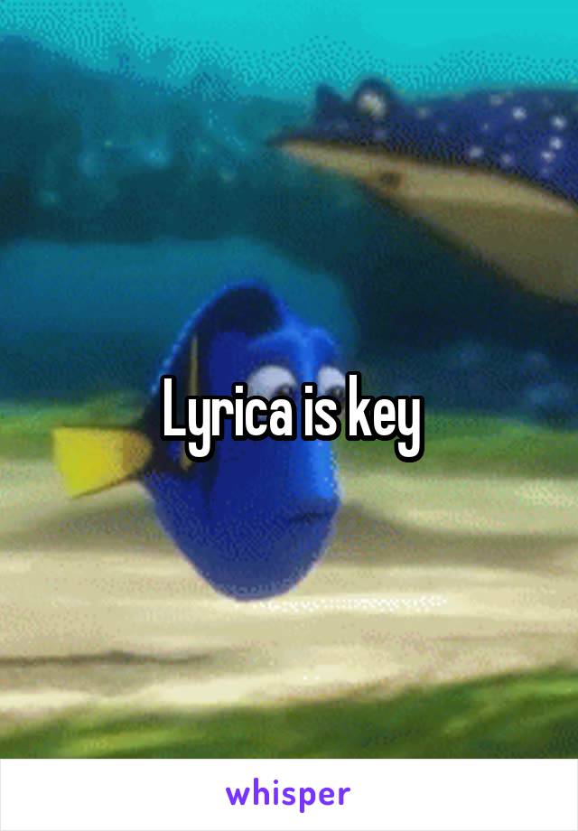 Lyrica is key