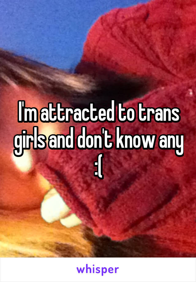 I'm attracted to trans girls and don't know any :(
