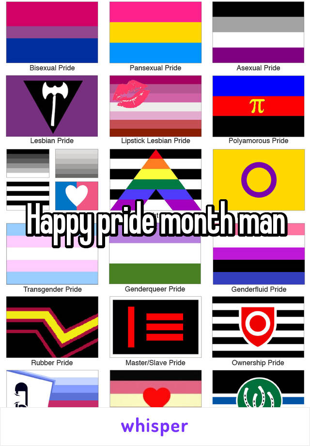 Happy pride month man