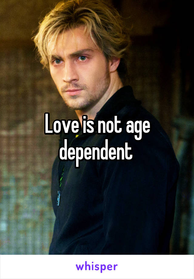 Love is not age dependent 