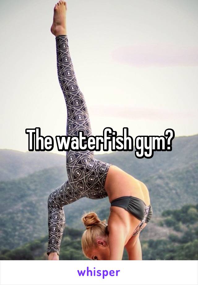 The waterfish gym?