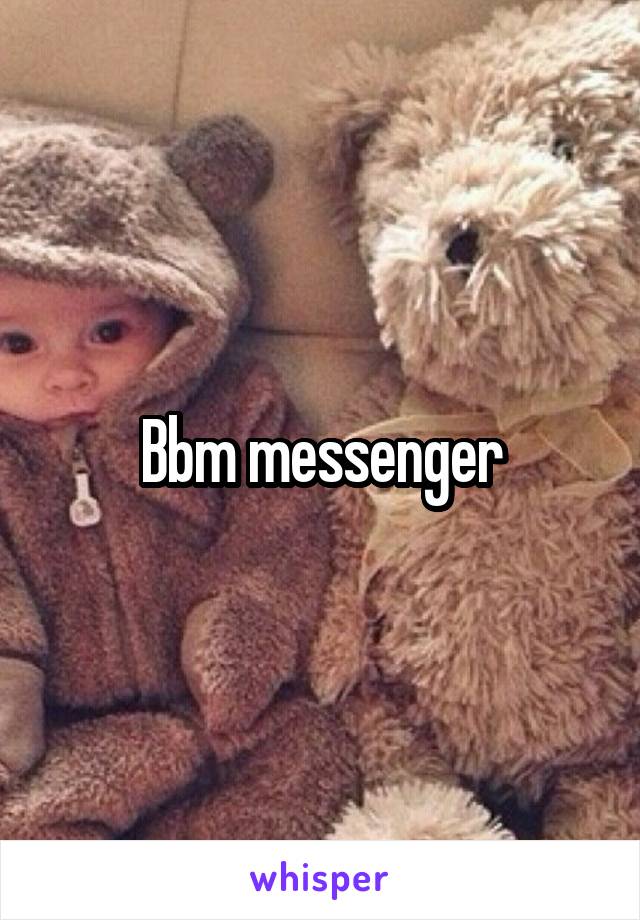 Bbm messenger