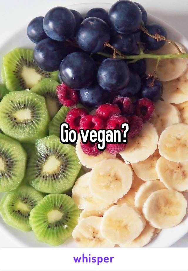 Go vegan?