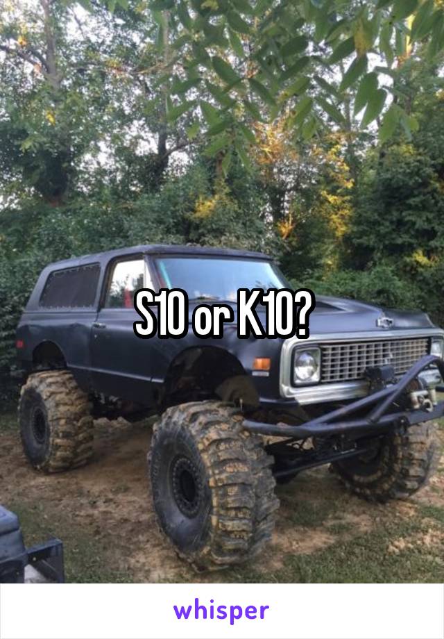 S10 or K10?