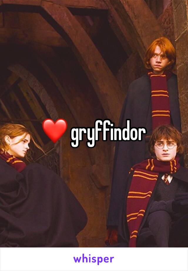 ❤️ gryffindor