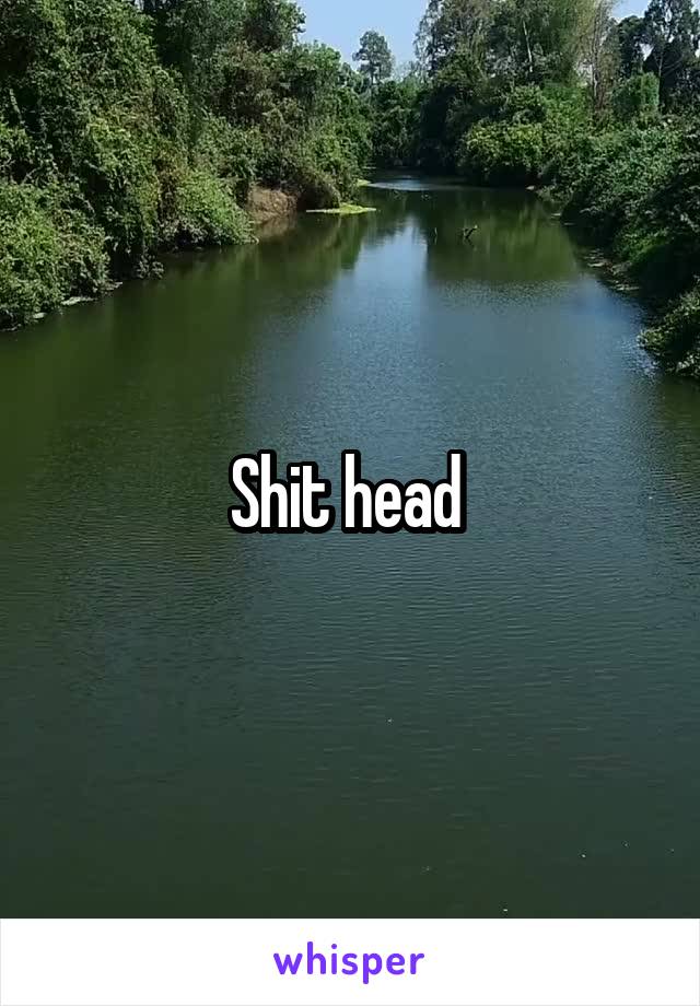Shit head 