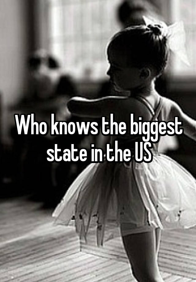 who-knows-the-biggest-state-in-the-us