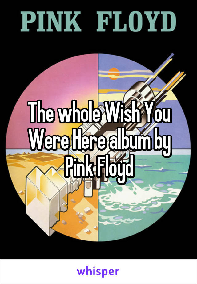 The whole Wish You Were Here album by Pink Floyd