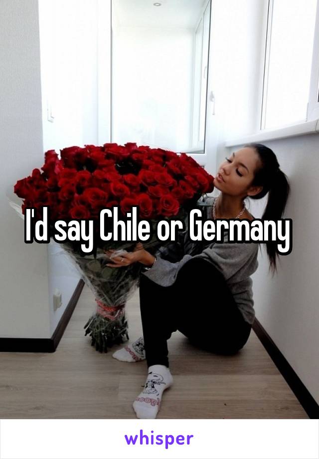 I'd say Chile or Germany 