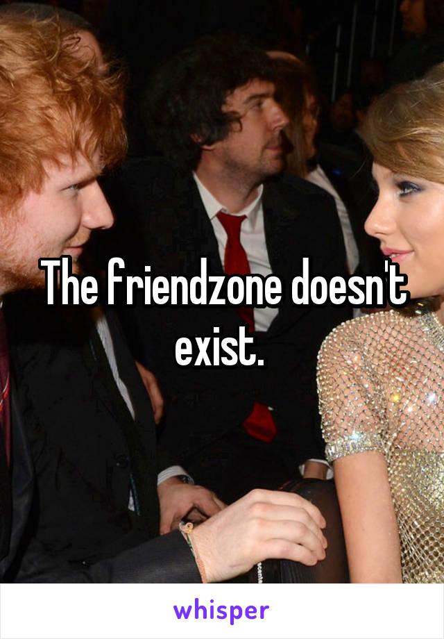 The friendzone doesn't exist. 