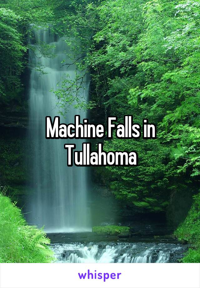 Machine Falls in Tullahoma