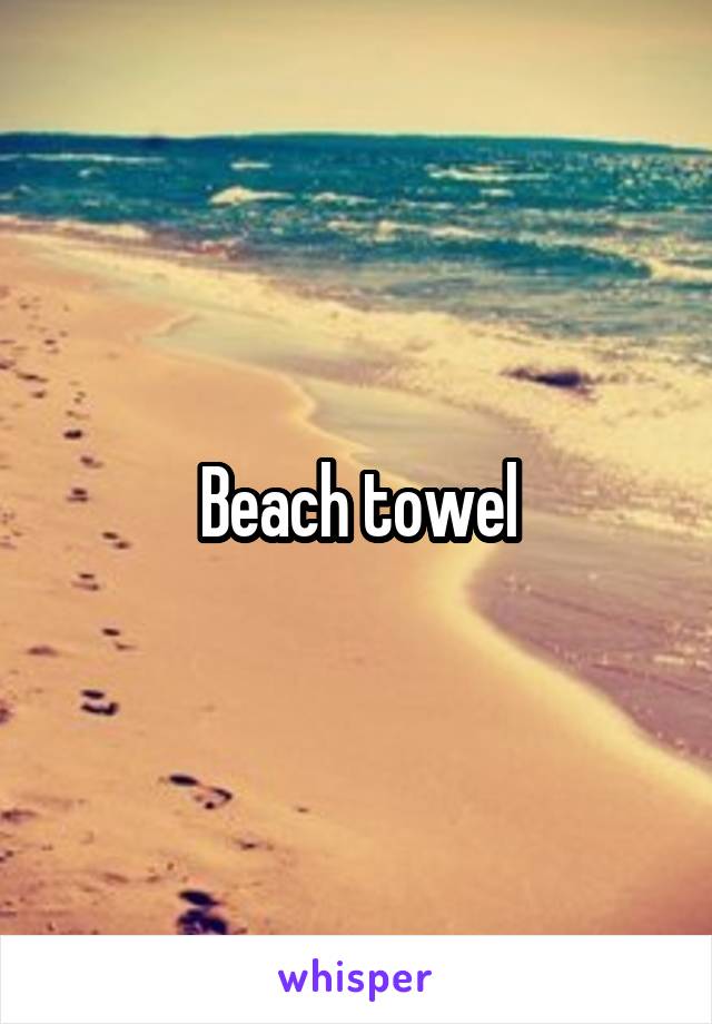 Beach towel