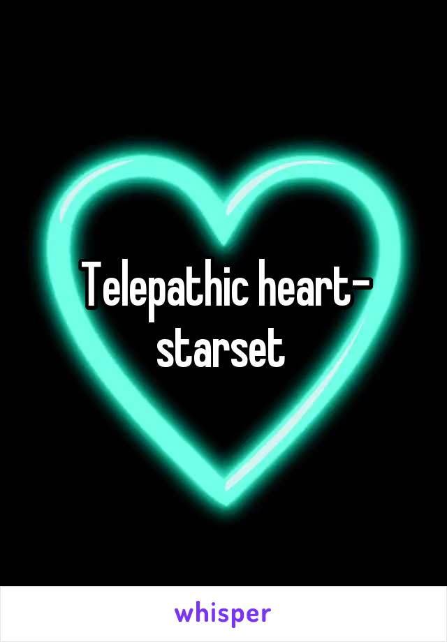 Telepathic heart- starset 