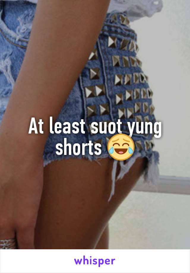 At least suot yung shorts 😂