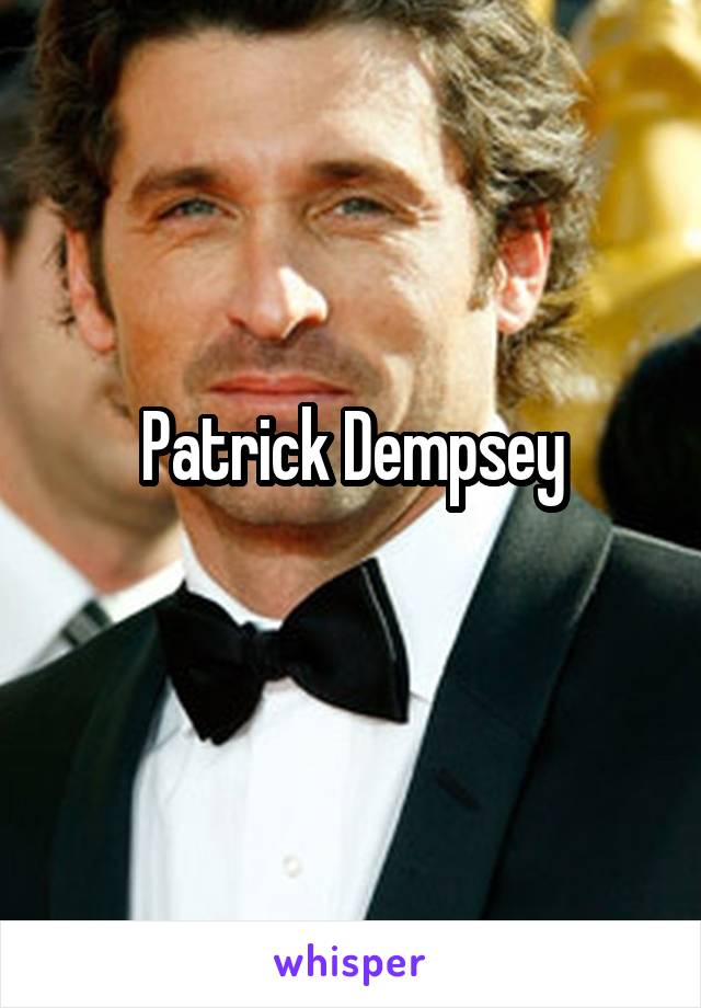 Patrick Dempsey
