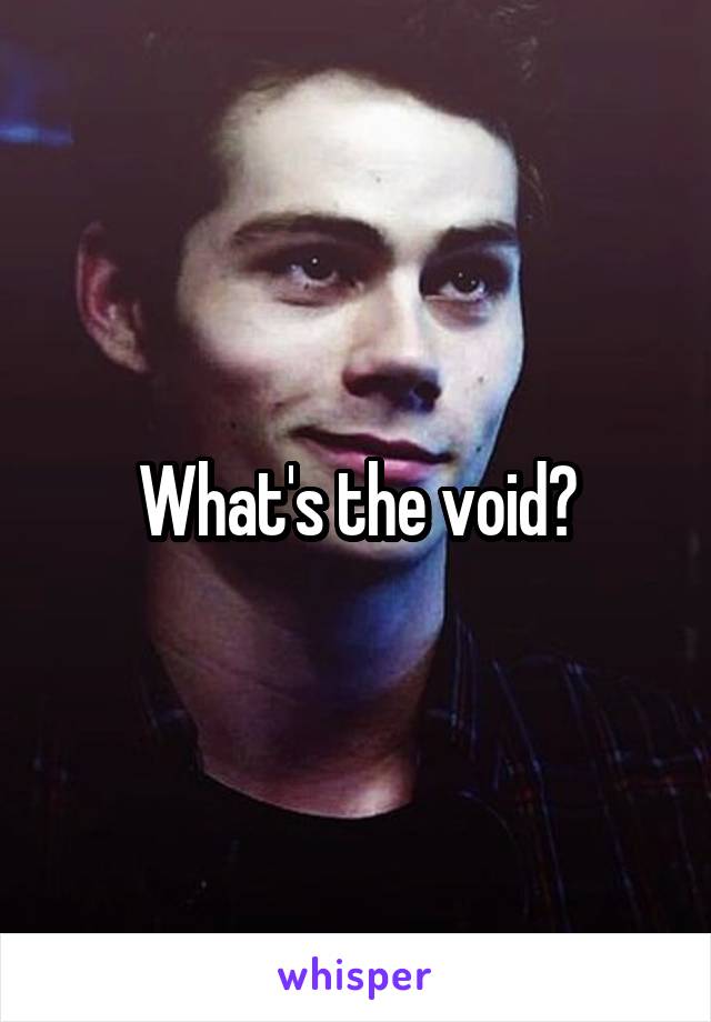 What's the void?