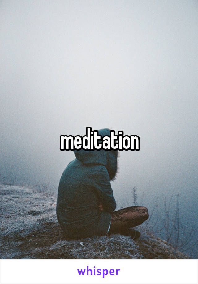 meditation