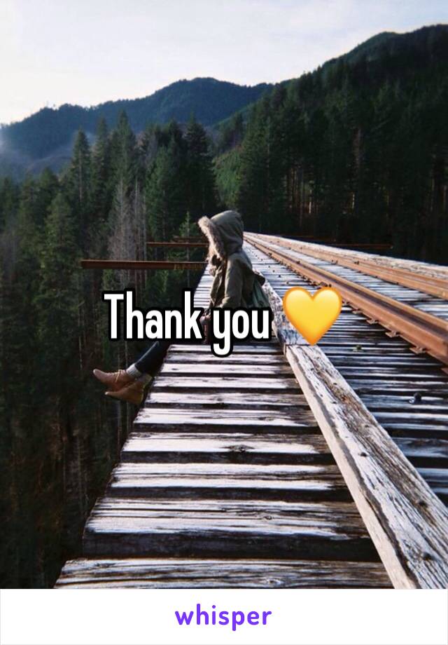 Thank you 💛