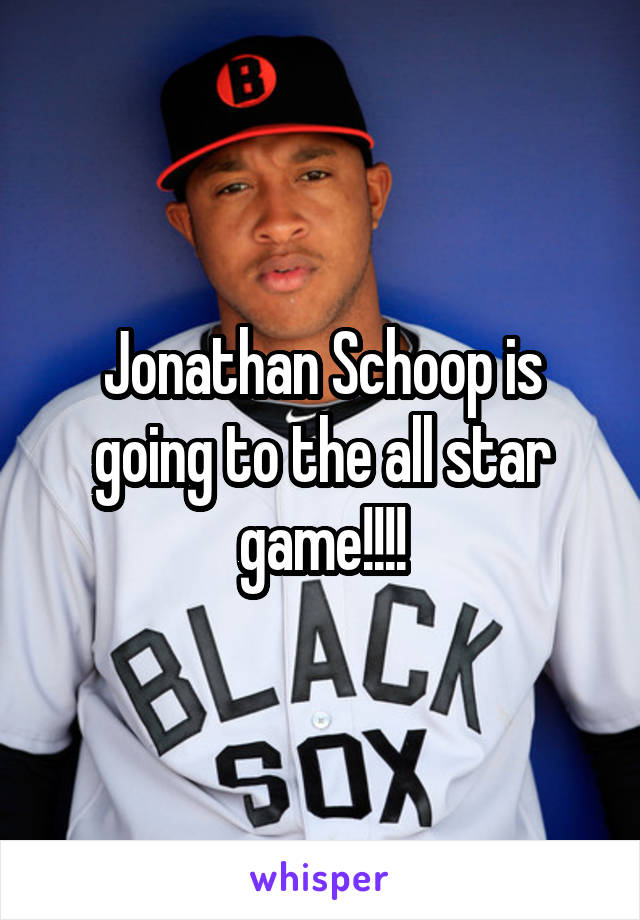 Jonathan Schoop is going to the all star game!!!!