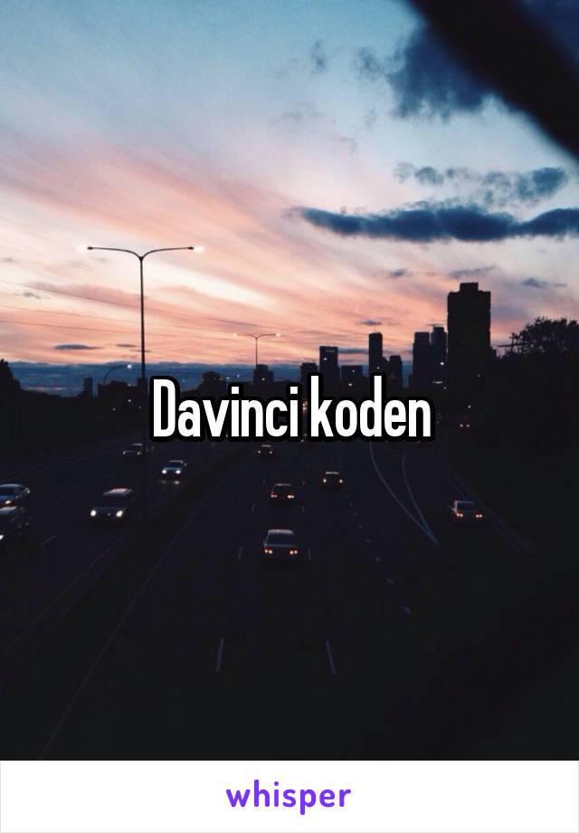 Davinci koden