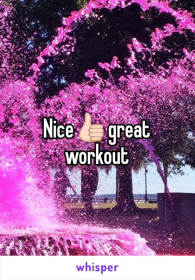 Nice👍great workout