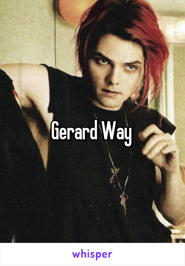 Gerard Way 