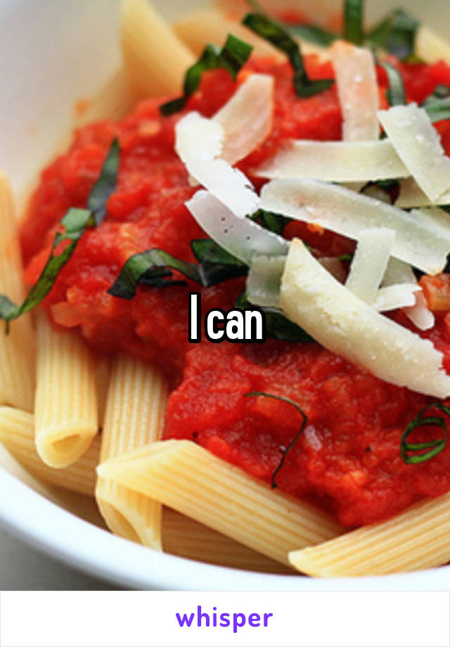 I can