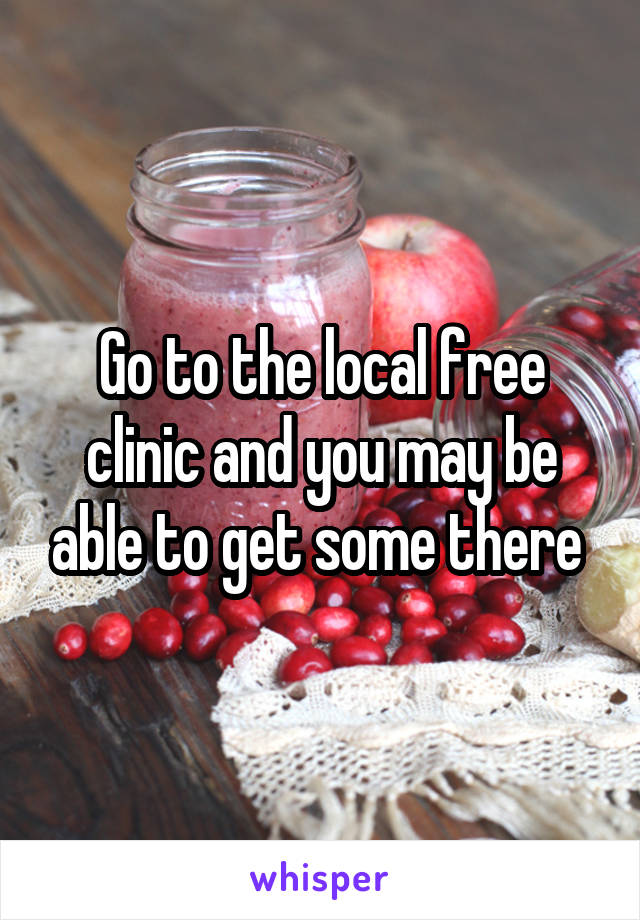 Go to the local free clinic and you may be able to get some there 