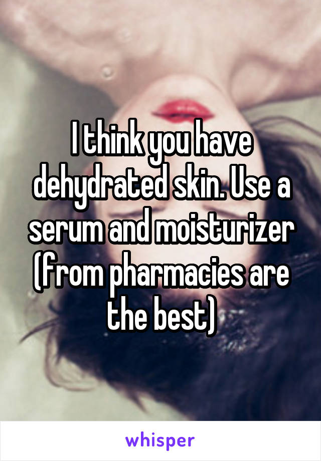 I think you have dehydrated skin. Use a serum and moisturizer (from pharmacies are the best)