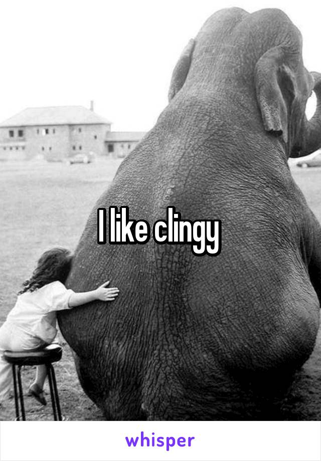 I like clingy 