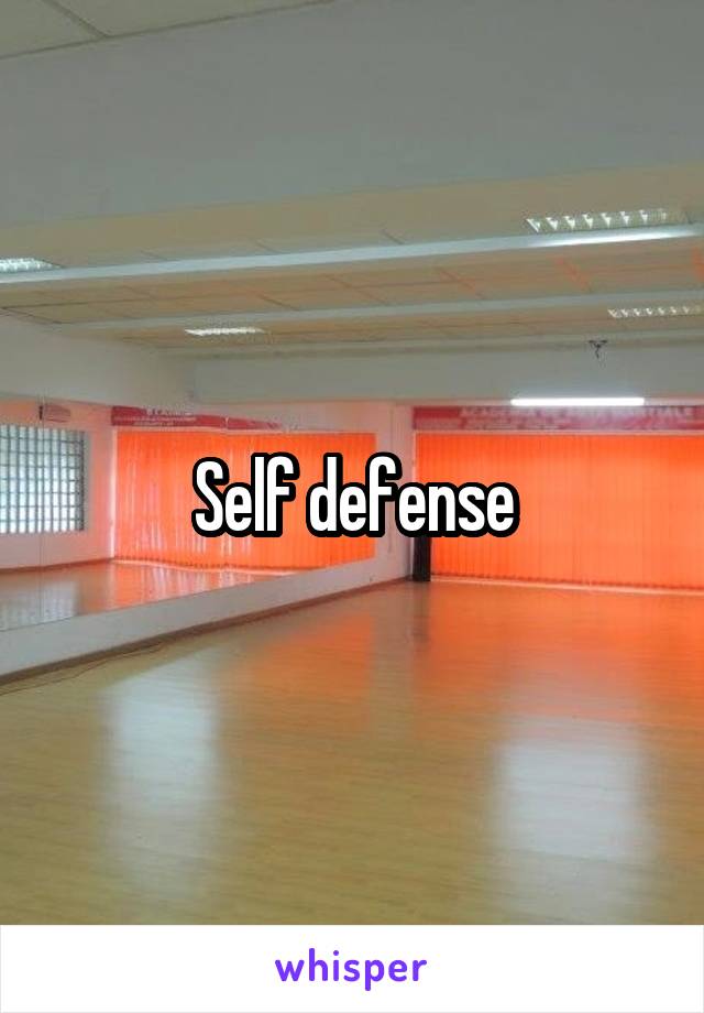 Self defense