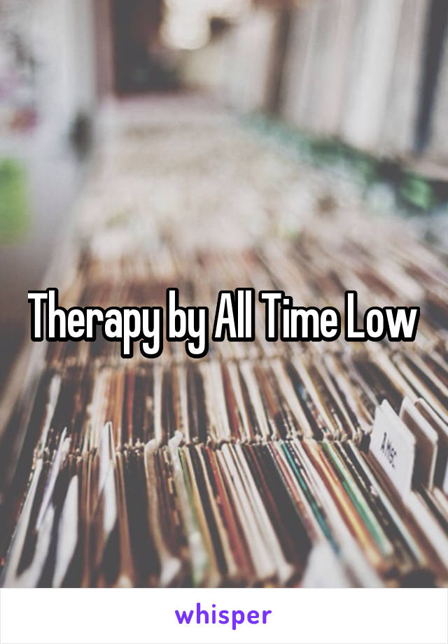 Therapy by All Time Low 