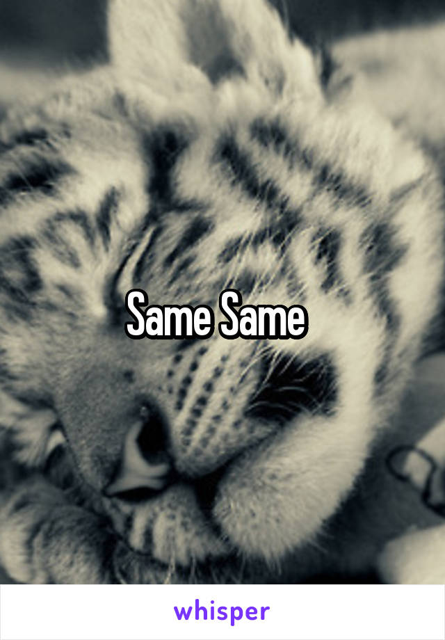 Same Same  