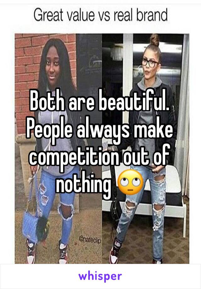 Both are beautiful. People always make competition out of nothing 🙄