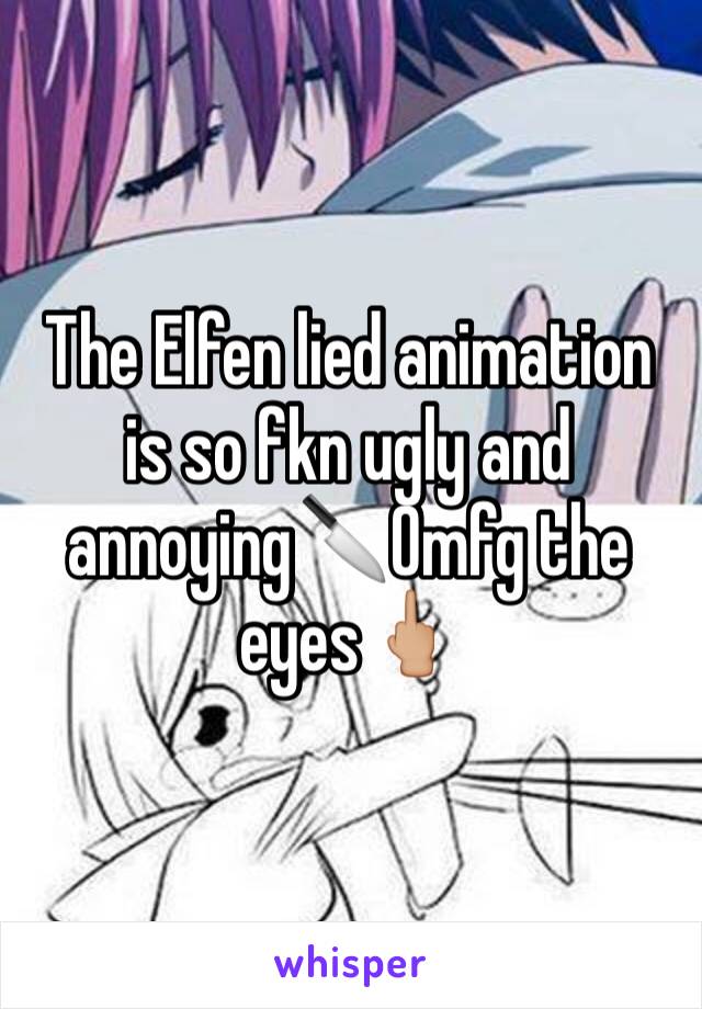 The Elfen lied animation is so fkn ugly and annoying🔪Omfg the eyes🖕🏼