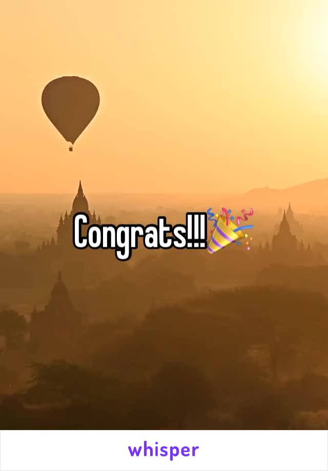 Congrats!!!🎉 