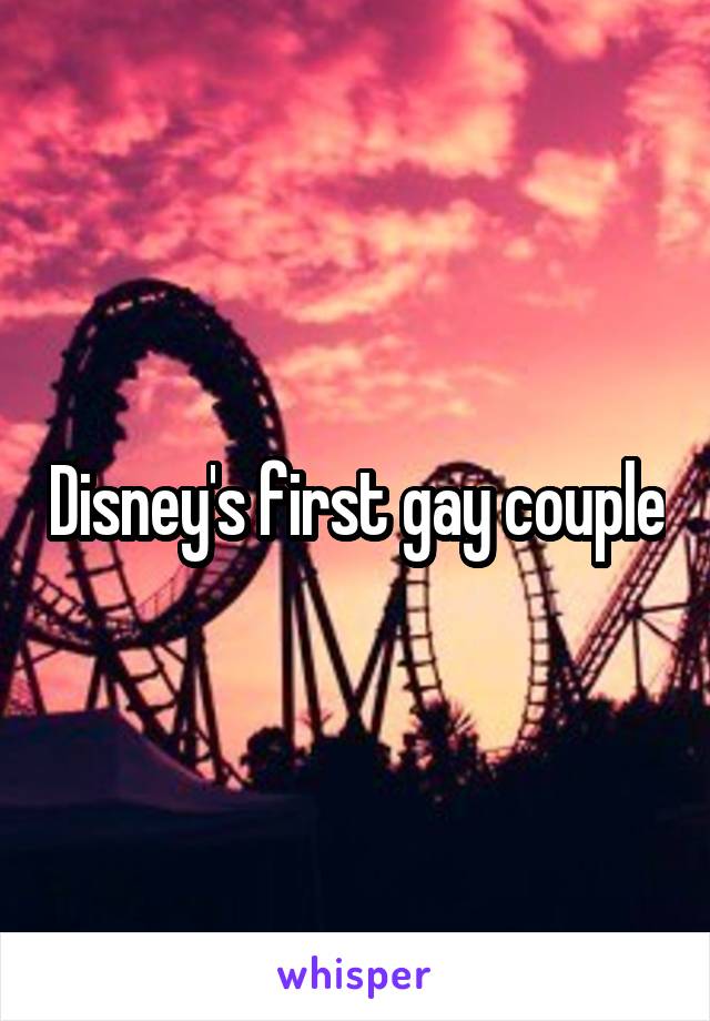 Disney's first gay couple