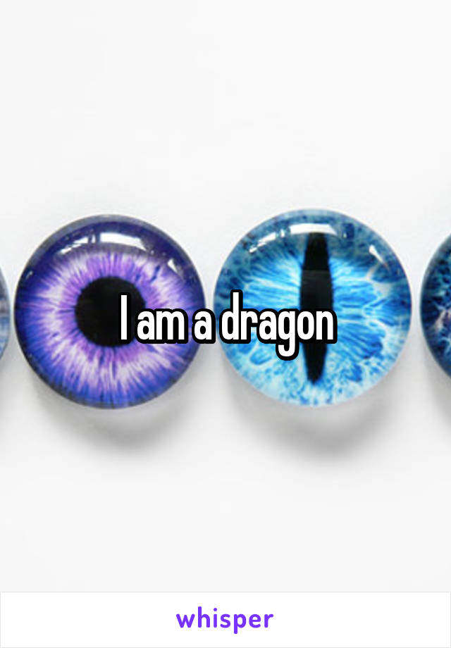 I am a dragon