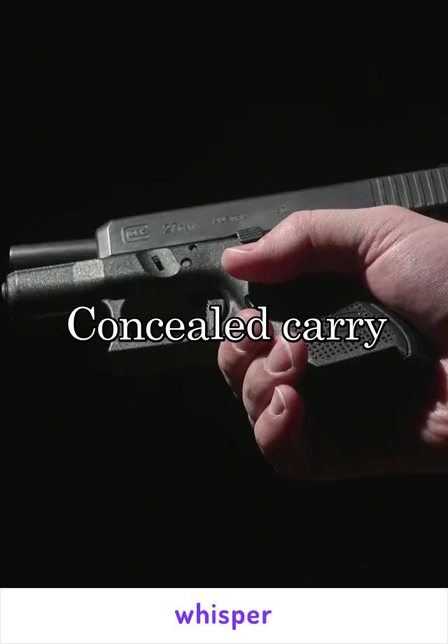 Concealed carry